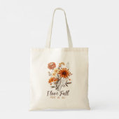 Tote Bag Fleurs sauvages automnales (Dos)