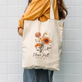 Tote Bag Fleurs sauvages automnales