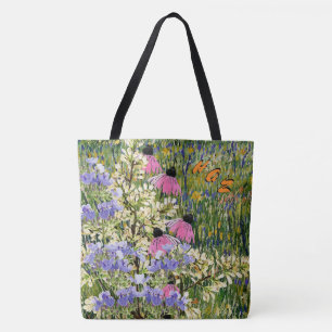 Tote Bag Fleurs sauvages dans une prairie à Arles - Monogra