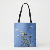 Tote Bag Fleurs sauvages de crème Corfou (Devant)