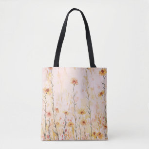 Tote Bag Fleurs sauvages Vintages Boho