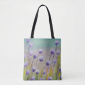 Tote Bag Fleurs sauvages violettes (Devant)