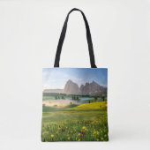 Tote Bag Fleurs | Spring Alpe di Siusi Langkofel (Devant)