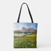 Tote Bag Fleurs | Spring Alpe di Siusi Langkofel (Dos)