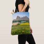 Tote Bag Fleurs | Spring Alpe di Siusi Langkofel (De près)