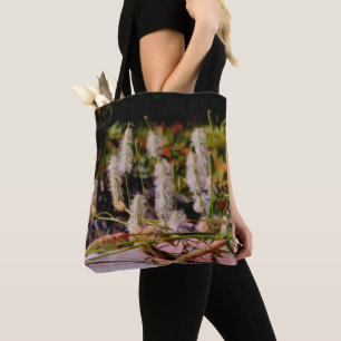 Tote Bag Fleurs Sur Peinture Photo Huile Rocheuse