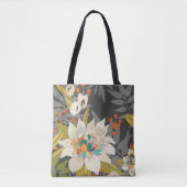 Tote Bag Fleurs Tropiques Twilight (Devant)