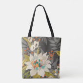 Tote Bag Fleurs Tropiques Twilight (Dos)