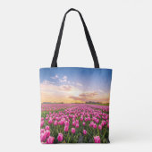 Tote Bag Fleurs | Tulips Holland Sud, Pays-Bas (Dos)