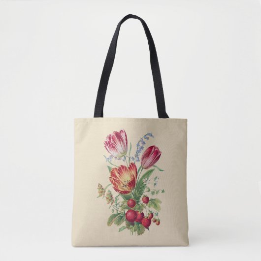 Tote Bag Fleurs vintages I (Devant)