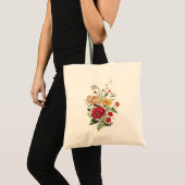 Tote Bag Fleurs vintages IV (Devant (produit))