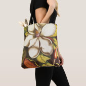 Tote Bag Fleurs vintages Magnolia Plante Avec Graines (De près)