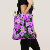 Tote Bag Fleurs violettes (De près)