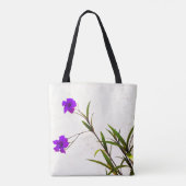 Tote Bag Fleurs violettes dans la brise (Dos)