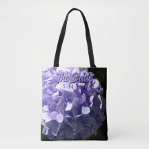 Fleurs violettes Hydrangea pourpre pour la mariée