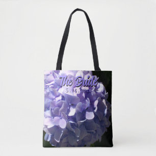 Tote Bag Fleurs violettes Hydrangea pourpre pour la mariée