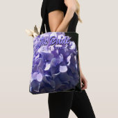 Tote Bag Fleurs violettes Hydrangea pourpre pour la mariée (De près)