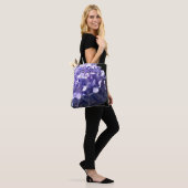 Tote Bag Fleurs violettes Hydrangea pourpre pour la mariée (Sur le modèle)