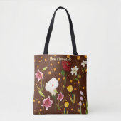 Tote Bag Fleurs vives (Devant)
