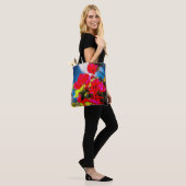 Tote Bag Fleurs vives Fourre-tout (Sur le modèle)