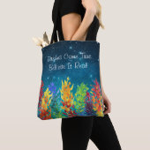Tote Bag Fleurs vives Starry Night Dreams deviennent réalit (De près)