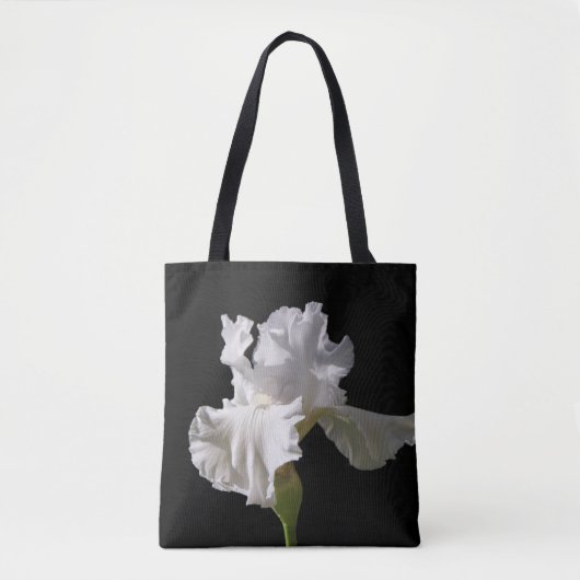 Tote Bag Fleurs | White Iris (Devant)
