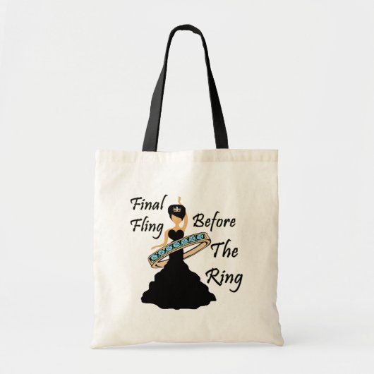Tote Bag Fling final avant l'arrière - plan de blanc (Devant)