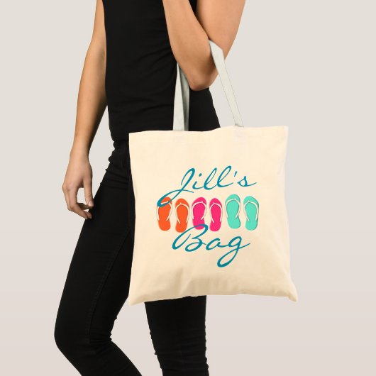 Tote Bag Flip Flop Beach (Devant (produit))