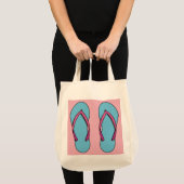 Tote Bag Flip Flops de plage (Devant (produit))