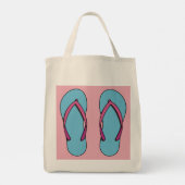 Tote Bag Flip Flops de plage (Dos)