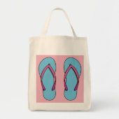 Tote Bag Flip Flops de plage (Devant)
