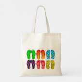 Tote Bag Flip flops Summer Beach Striz Option personnalisée (Dos)