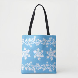 Tote Bag Flocon de neige Fourre-tout