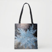 Tote Bag Flocon de neige vivant (Devant)