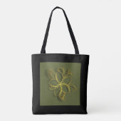Tote Bag Flor Dourada (Dos)