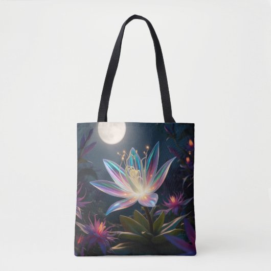 Tote Bag Floraison au clair de lune (Devant)