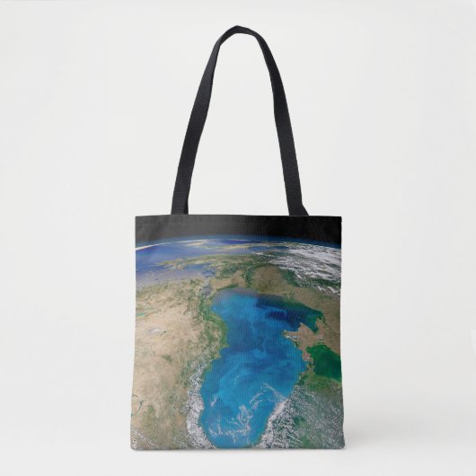 Tote Bag Floraison De Phytoplancton Bleu En Mer Noire (Devant)