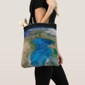 Tote Bag Floraison De Phytoplancton Bleu En Mer Noire (De près)