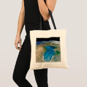 Tote Bag Floraison De Phytoplancton Bleu En Mer Noire (Devant (produit))