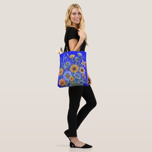 Tote Bag Floral (Sur le modèle)