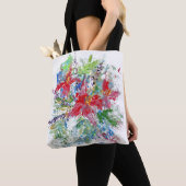 Tote Bag Floral Abstrait (De près)