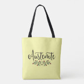 Tote Bag Floral Austenite Yellow Bookish (Dos)