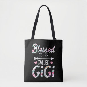 Tote Bag Floral Béni D'Être Appelé Gigi