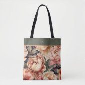 Tote Bag Floral Champagne (Devant)