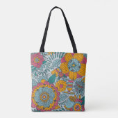 Tote Bag Floral coloré (Dos)