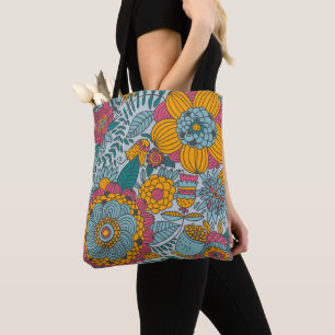 Tote Bag Floral coloré