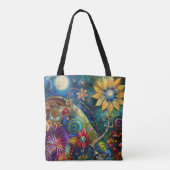 Tote Bag Floral Cosmique (Dos)