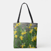 Tote Bag Floral de jonquilles jaunes (Dos)