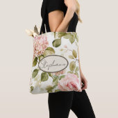 Tote Bag Floral d'hydrangée douce (De près)