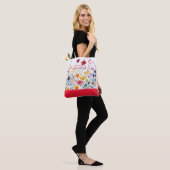 Tote Bag Floral du jardin anglais (Sur le modèle)